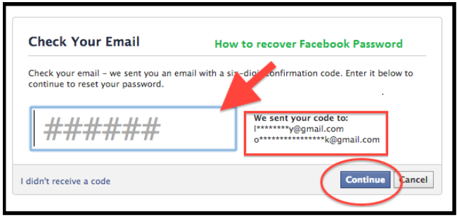 How to Recover Facebook Password